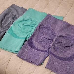 Scrunch Workout Spandex 3pack